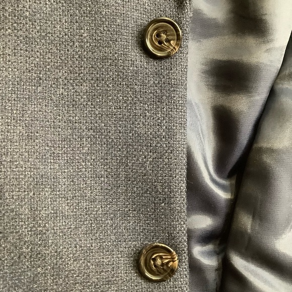 RALPH LAUREN Blue Oversized Wool Blazer Size 44S - Picture 5 of 13